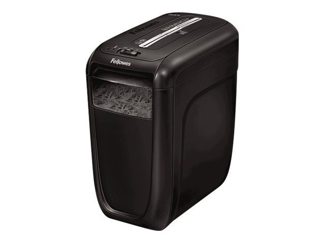 Fellowes Powershred 60Cs Aktenvernichter mit Partikelschnitt P-4, 4 x 40 mm, bis 10 Blatt, schwarz Fellowes Powershred 60Cs Aktenvernichter mit Partikelschnitt P-4, 4 x 40 mm, bis 10 Blatt, schwarz