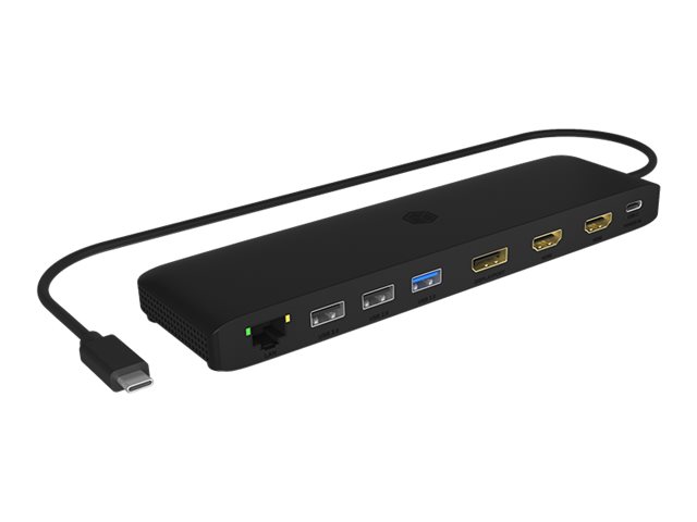 Dockingstation IcyBox USB Type-C mit dreifach Videoausgabe retail