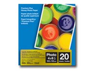 brother Fotopapier BP71GP20 DIN A6 glaenzend 260 g/qm 20 Blatt