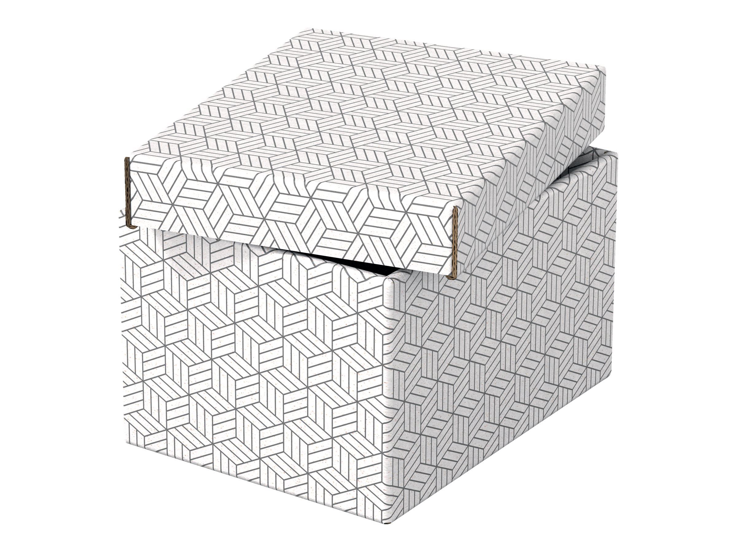 3 Esselte Home Aufbewahrungsboxen 6,5 l weiss 20,0 x 25,5 x 15,0 cm