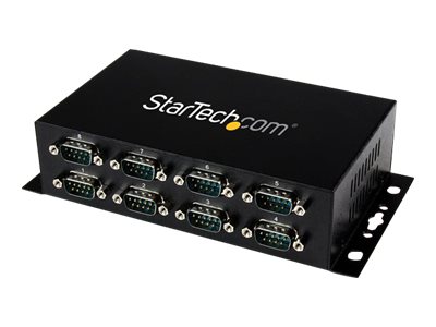 STARTECH.COM 8 Port USB auf Seriell RS-232 Adapter Hub - DIN-Schienen und Wandmontage fähig - USB zu RS232 DB9 Konverter STARTECH.COM 8 Port USB auf Seriell RS-232 Adapter Hub - DIN-Schienen und Wandmontage fähig - USB zu RS232 DB9 Konverter