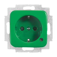Busch-Jaeger Steckdoseneinsatz 20 EUCBL-13-212 grün RAL 6032