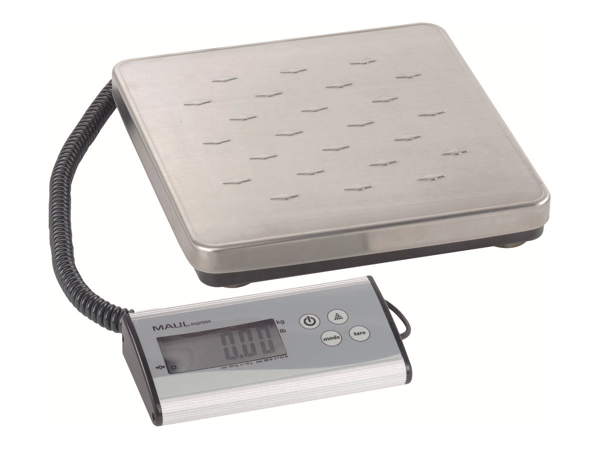 MAUL Paketwaage MAULcargo 120,0 kg silber fÃ¼r max. 120,0 kg