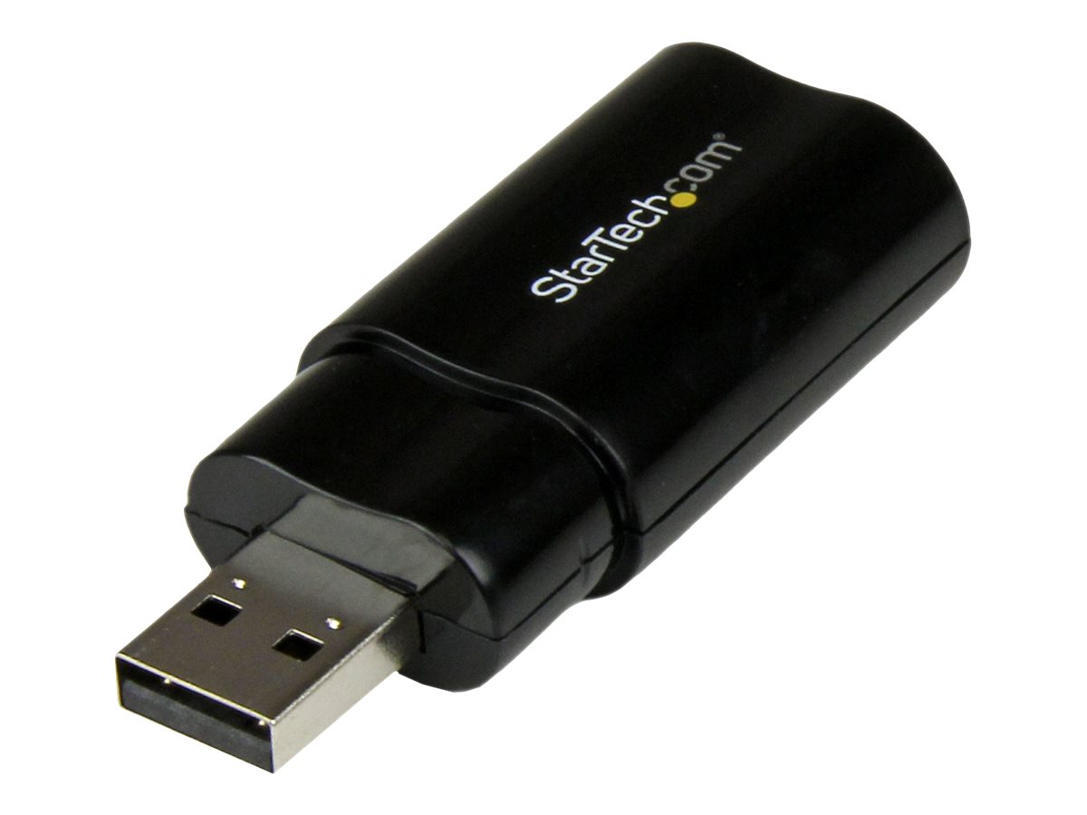 StarTech.com USB Audio Adapter Schwarz