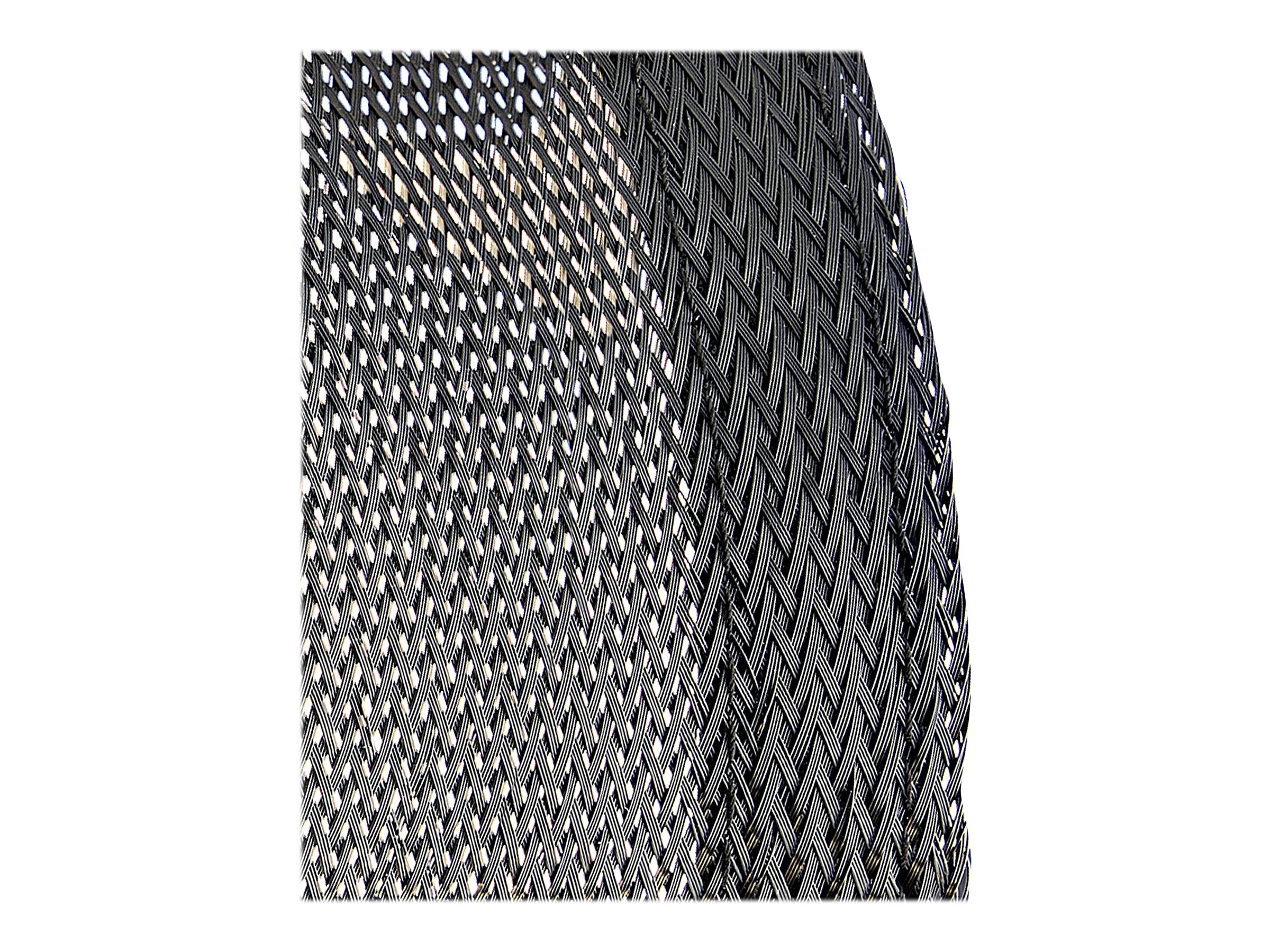 StarTech 10ft 3m Cable Management Sleeve, Trimmable Heavy Duty Cable Wrap, 12 3cm