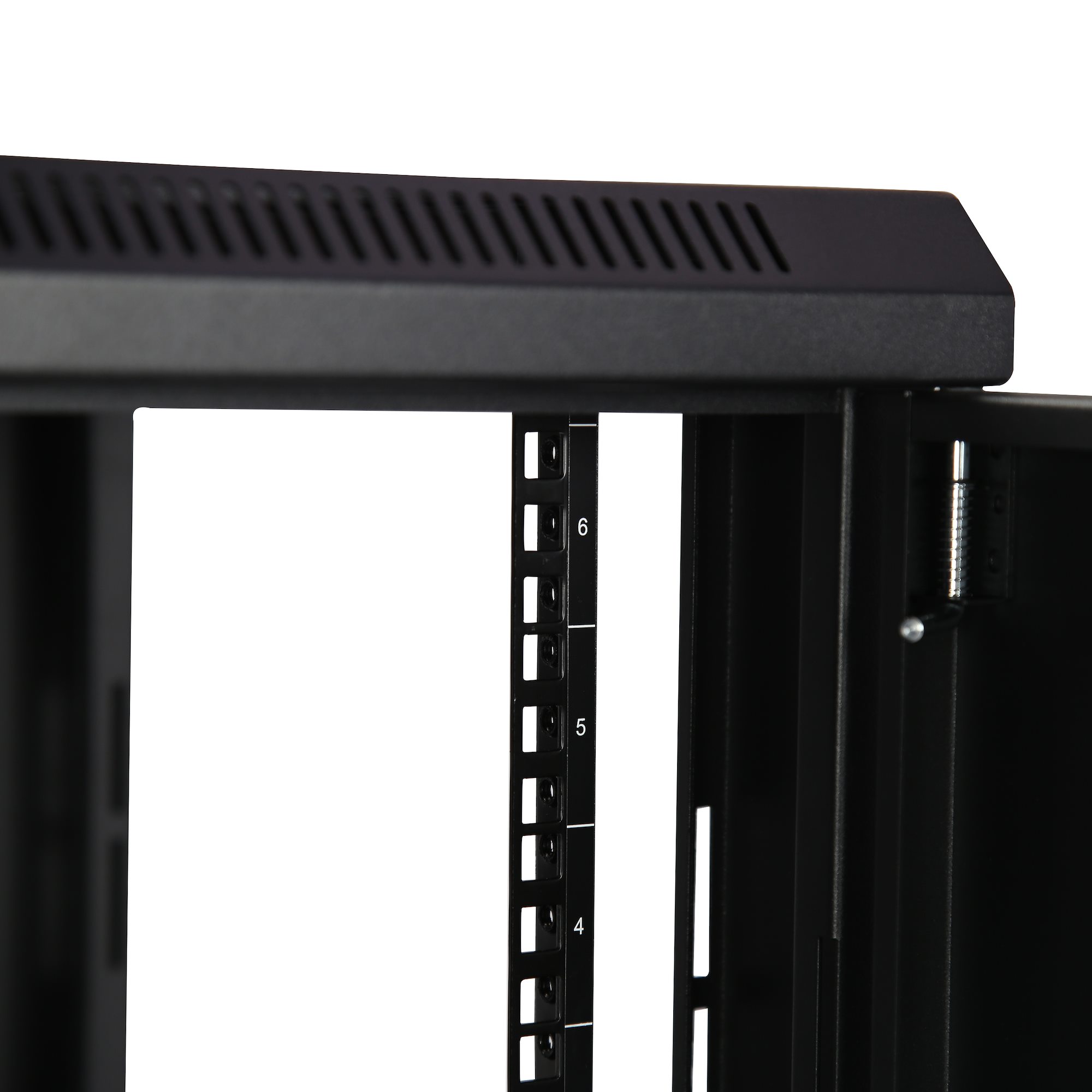STARTECHCOM 6HE wandmontage Server Rack bis zu 43cm tief Gehäuse mit Scharnier Netzwerkschrank Server Schrank