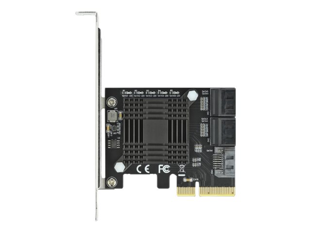 5 Port SATA PCI Express x4 Karte - Low Profile Formfaktor