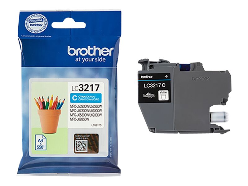 BROTHER LC-3217C Tinte Cyan 550 seiten