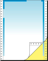 SIGEL Endlospapier A4 hoch 2-fach, 80 g/qm blau 500 Blatt SIGEL Endlospapier A4 hoch 2-fach, 80 g/qm blau 500 Blatt