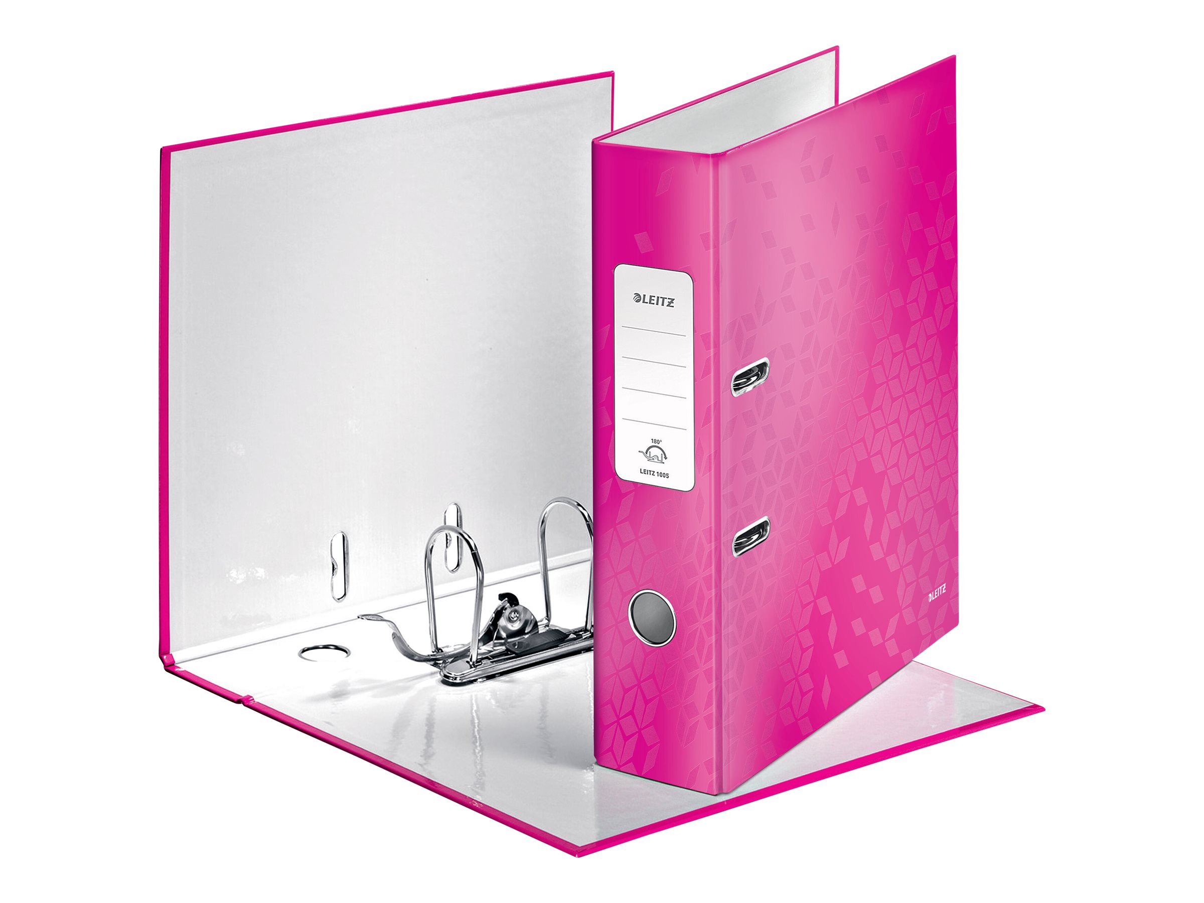 LEITZ Ordner pink Karton 8,0 cm DIN A4