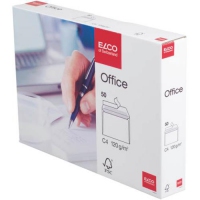Elco Briefumschläge Office DIN C4 ohne Fenster hochweiß haftklebend