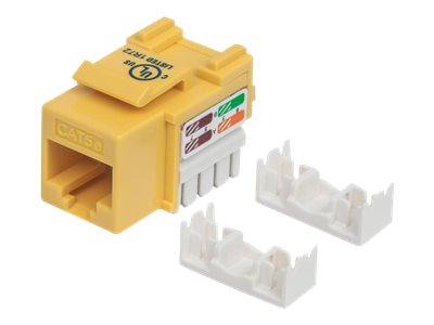 INTELLINET Cat5e Modularbuchse gelb UTP Keystone Jack benoetigt LSA-Auflegewerkzeug INTELLINET Cat5e Modularbuchse gelb UTP Keystone Jack benoetigt LSA-Auflegewerkzeug