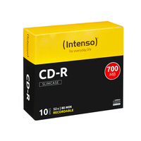 CD-R  Intenso 700MB  10pcs Slimcase