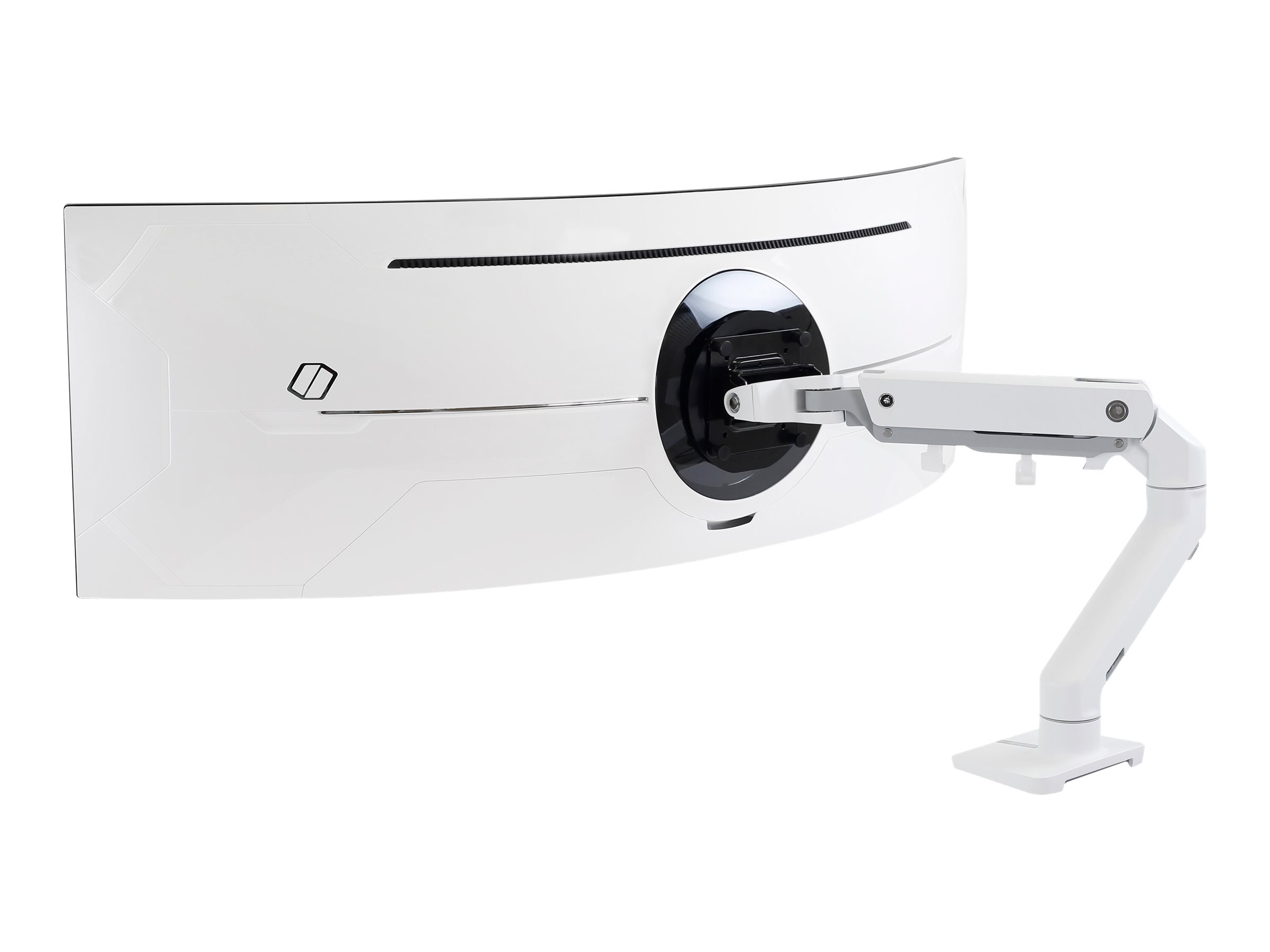 ERGOTRON HX monitor arm with HD monitor joint in white