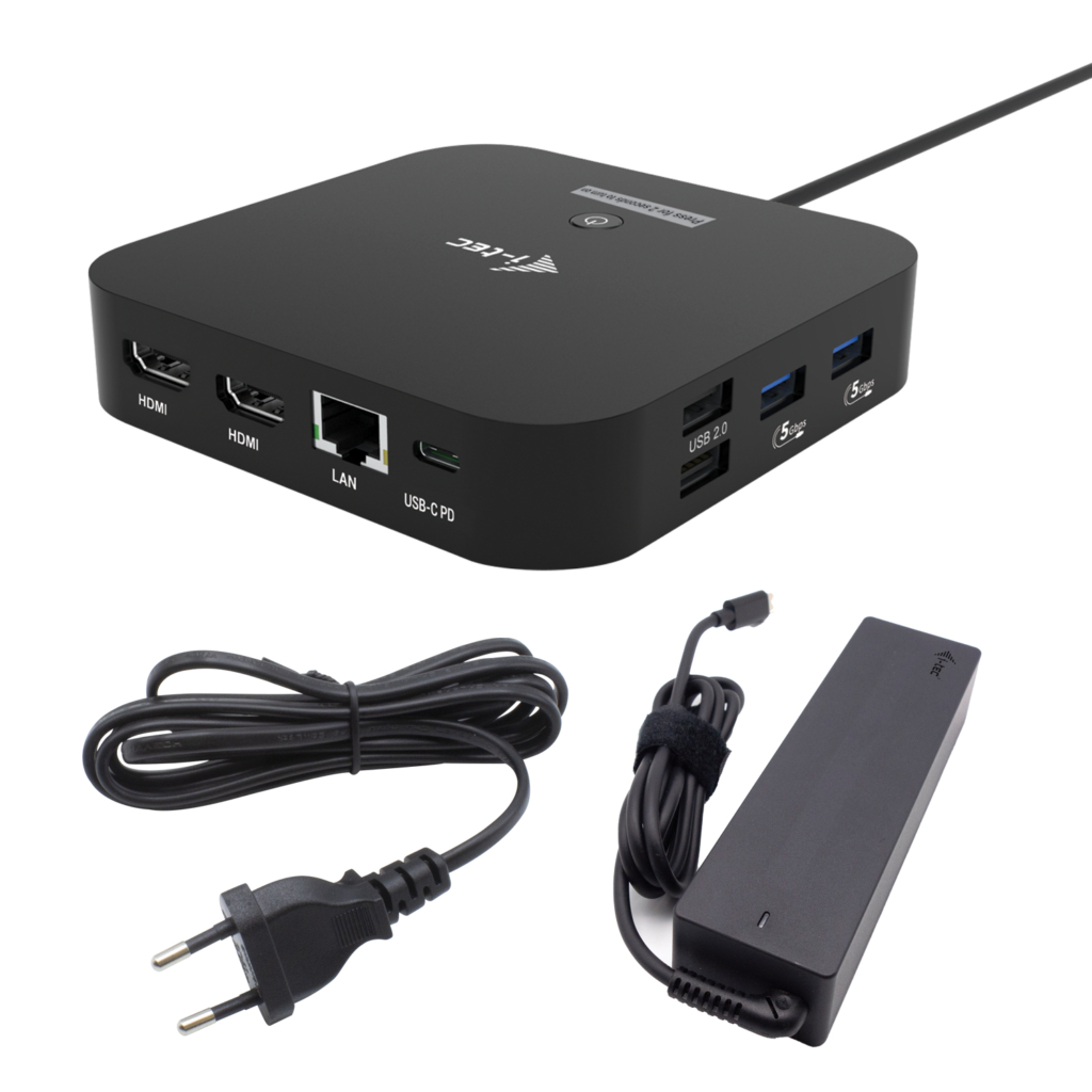 i-tec Dockingstation Dual HDMI USB‑C Gen2 100 W PD
