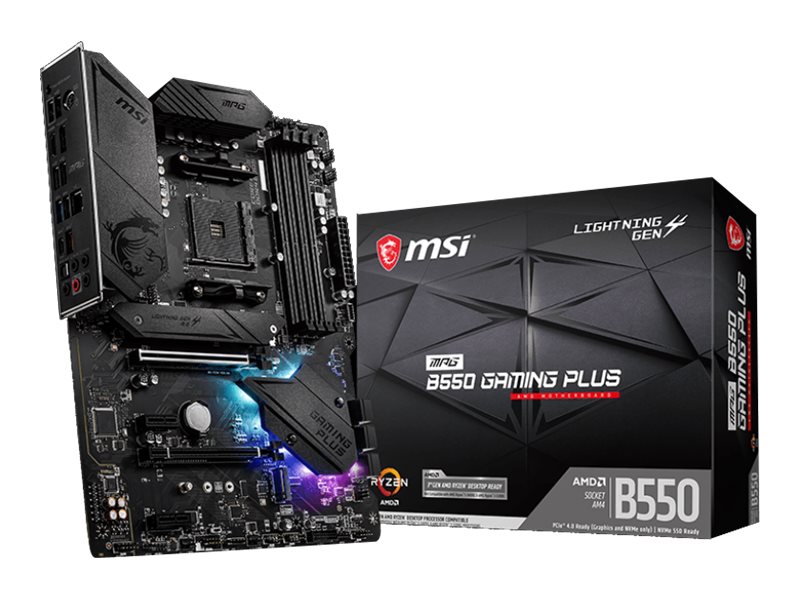 MSI MPG B550 GAMING PLUS ATX MD Socket AM4 Dual Channel DDR4