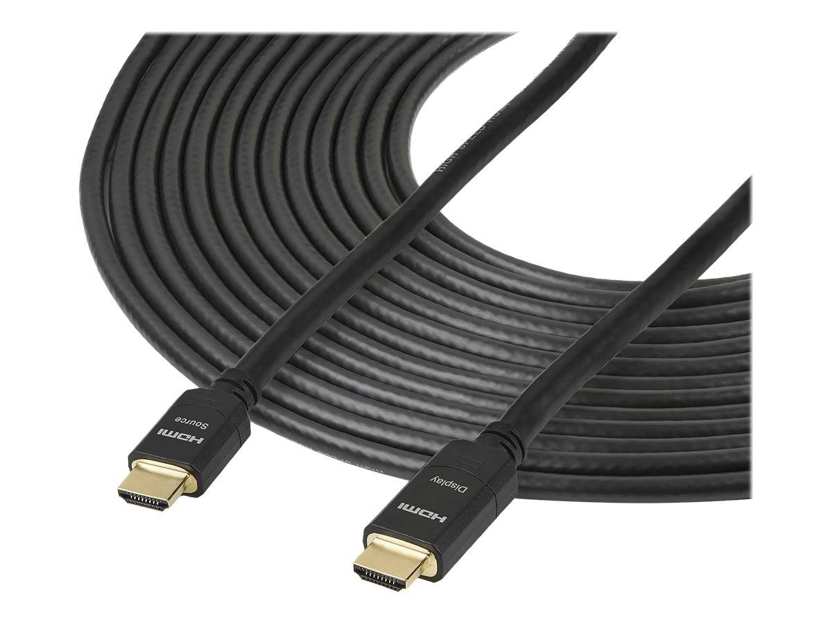 STARTECHCOM High Speed HDMI Kabel StSt Aktiv CL2 InWall 20m Ultra HD 4K x 2K Aktives HDMI Kabel