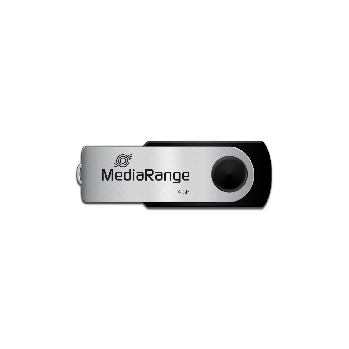 MediaRange USBStick schwarz, silber 4 GB, 1 St
