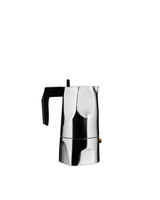 Alessi MT183 Espressomaschine Ossidiana, Edelstahl, Alu, 35 x 185 x 405 cm