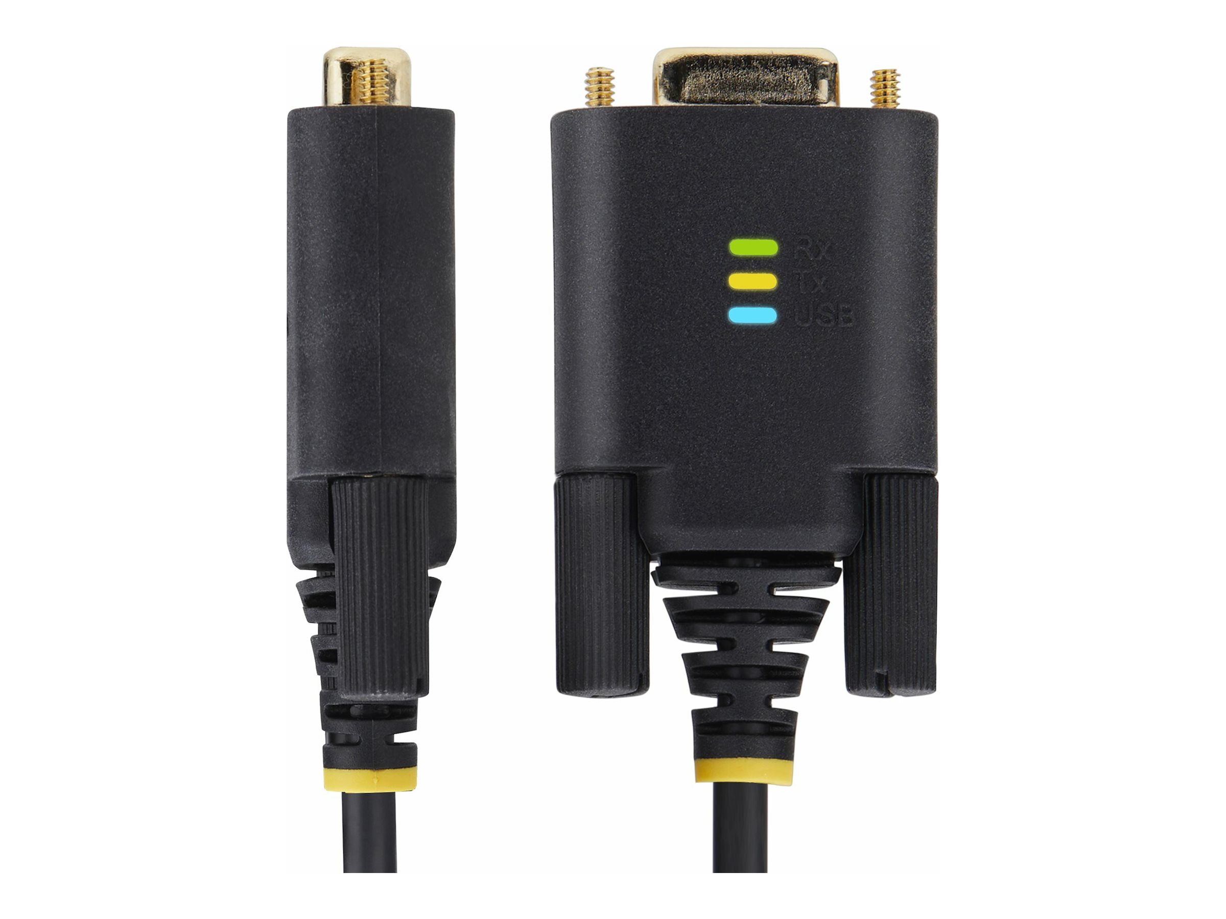 STARTECH.COM 4m 2-Port USB auf Seriell Adapter COM-Retention FTDI USB-A zu DB9 RS232 Kabel Wechselbare Schrauben/Muttern