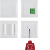 Berker Notrufset 52008989 mit Rahmen polarweiss glänzend Berker Notrufset 52008989 mit Rahmen polarweiss glänzend