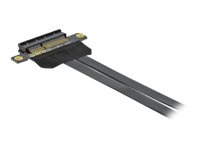 Riser Karte PCI Express x4 zu x4 mit flexiblem Kabel 30 cm