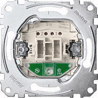 Merten Aus/Wechsel-Kontrollschaltereinsatz MEG31060000 1-p. 10 250V Steckkl.