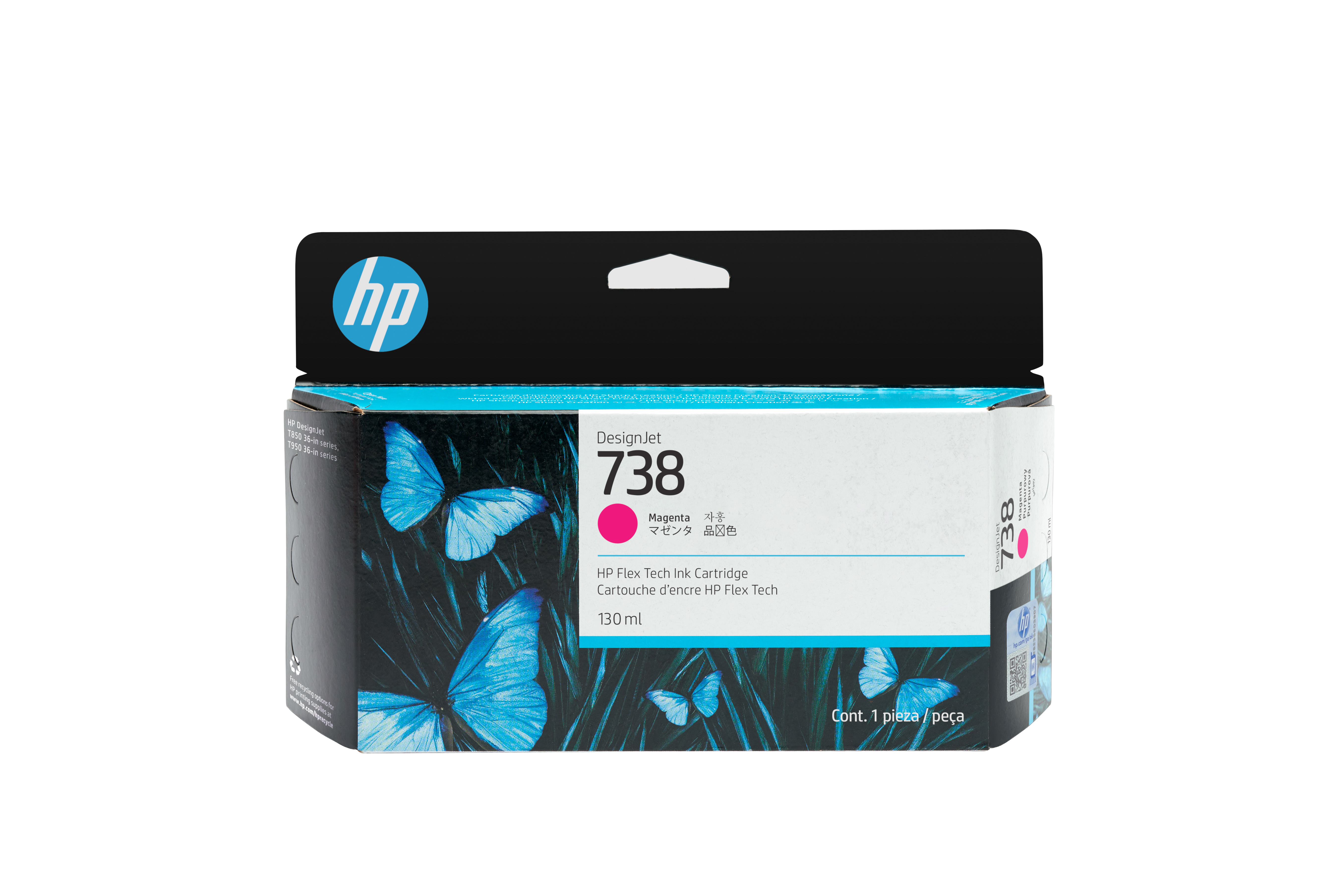 HP 738498N6A magenta Druckerpatrone