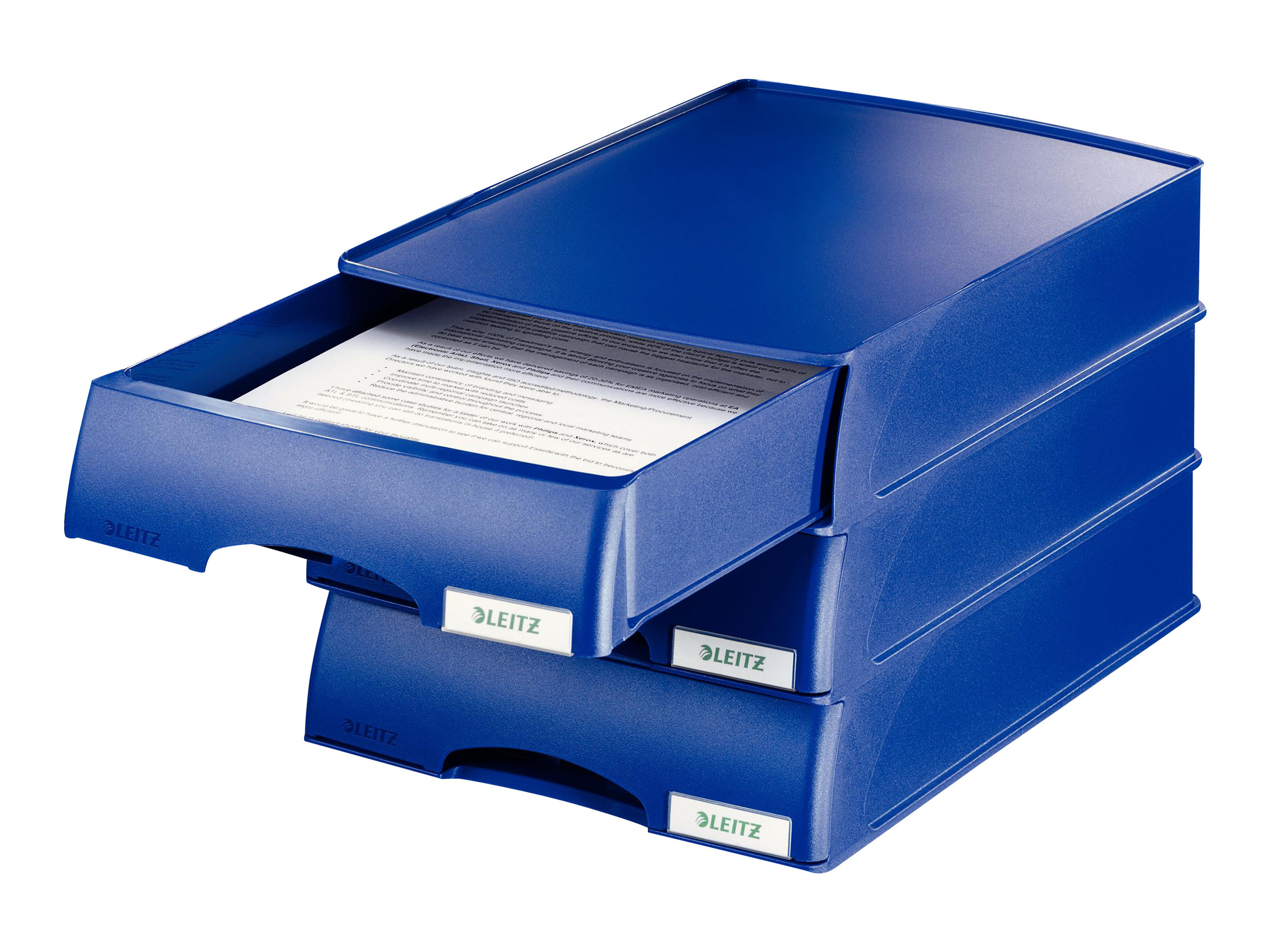 LEITZ Briefablage-Schublade Plus blau