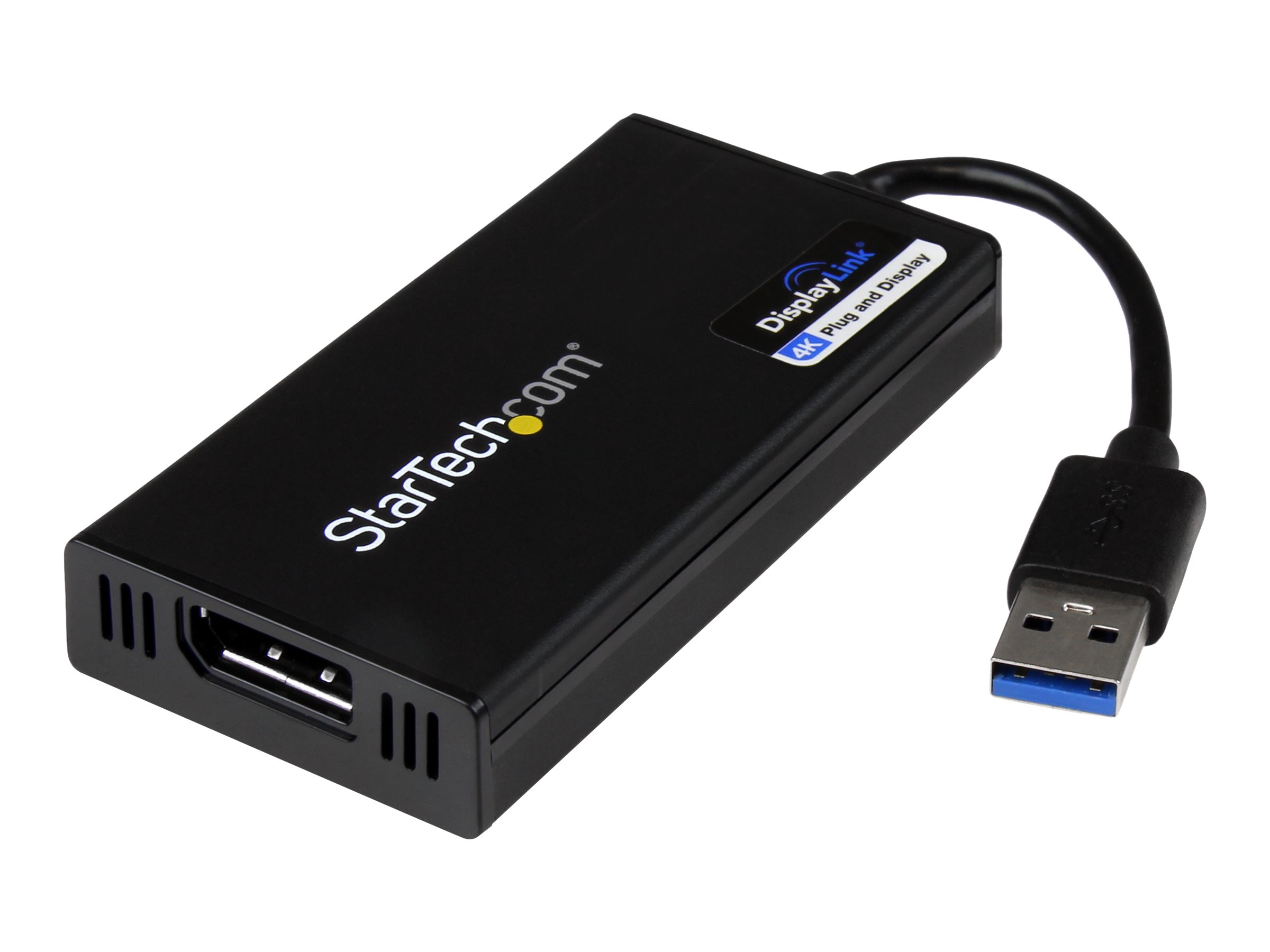 StarTech.com USB 3.0 auf Displayport Adapter - Externe Monitor Grafikkarte DisplayLink zertifiziert - Ultra HD 4k - USB/DisplayPort-Adapter - TAA-konform - 9 m