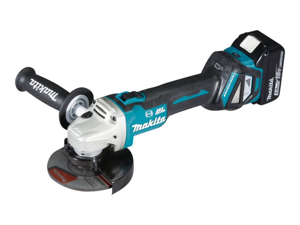 makita DGA513RTJ Akku-Winkelschleifer-Set 18,0 V, mit 2 Akkus
