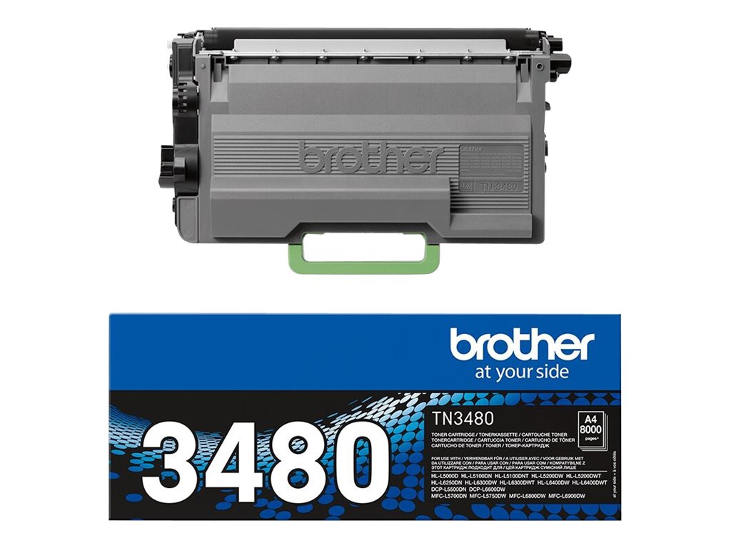 TN3480 BROTHER DCP Toner black HC 8000