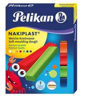 Pelikan Knete Nakiplast 196/7 farbsortiert, 125,0 g