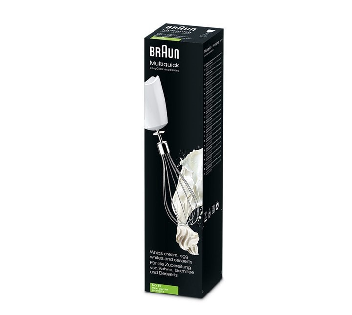 Braun MQ10WH Multiquick Edelstahl Schneebesen