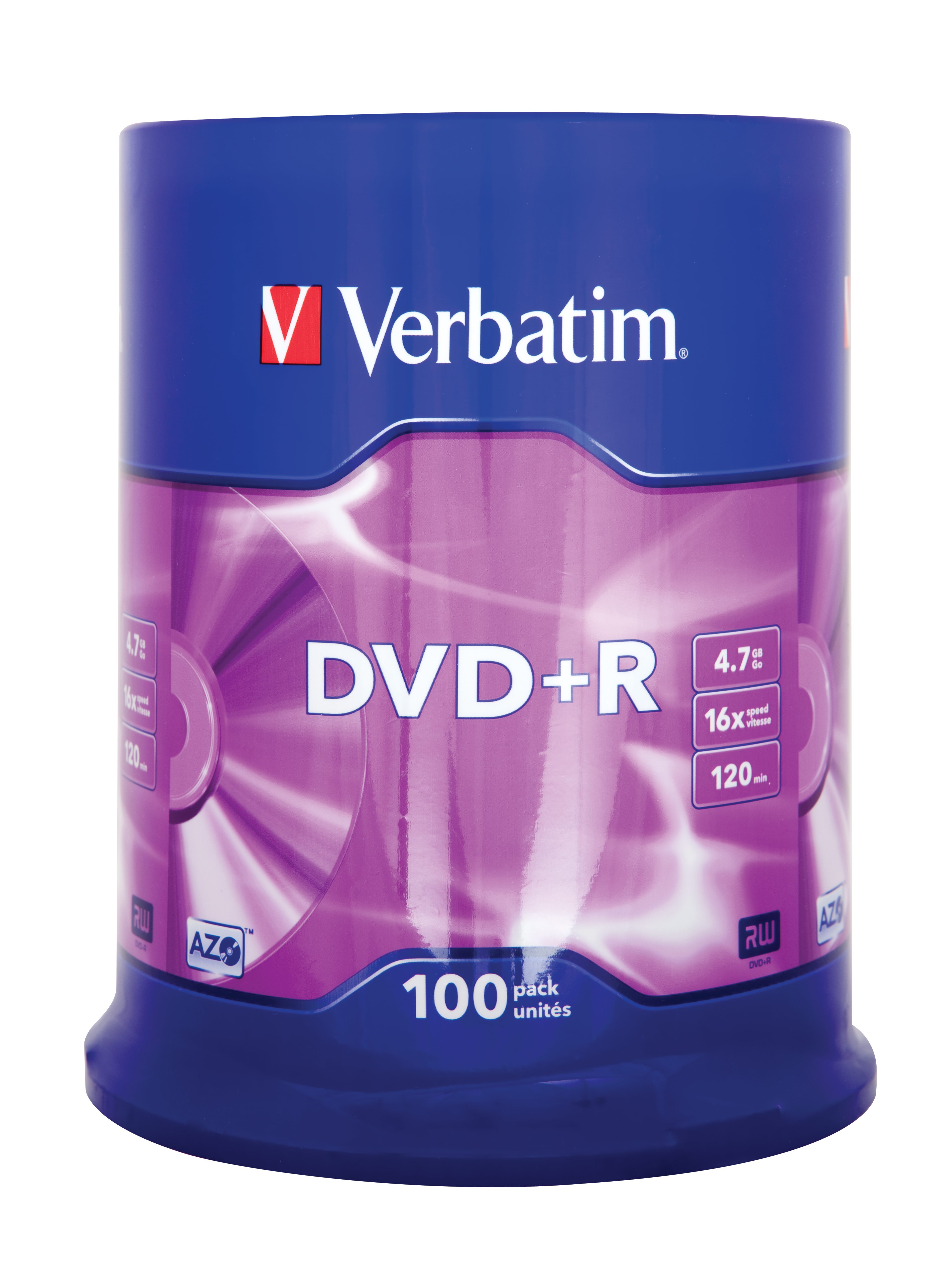 VERBATIM DVDR 47GB 16x 100 SP