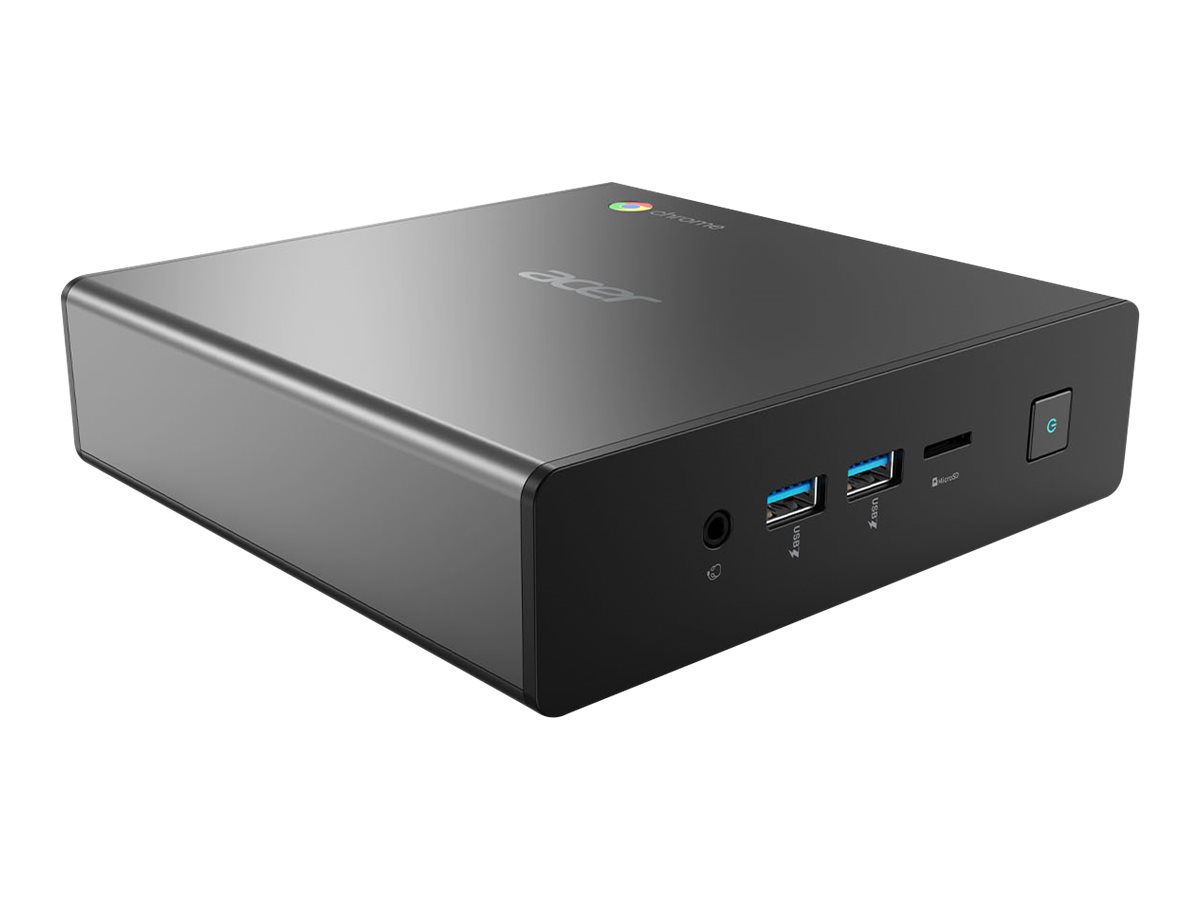 Acer Chromebox CXI4 - Mini-PC - 1 x Core i3 10110U / 2.1 GHz - RAM 8 GB - Flash - eMMC 64 GB - UHD Graphics - 1GbE - WLAN: Bluetooth 5.0, 802.11a/b/g/n/ac/ax - Chrome OS (mit Chrome Enterprise Upgrade)