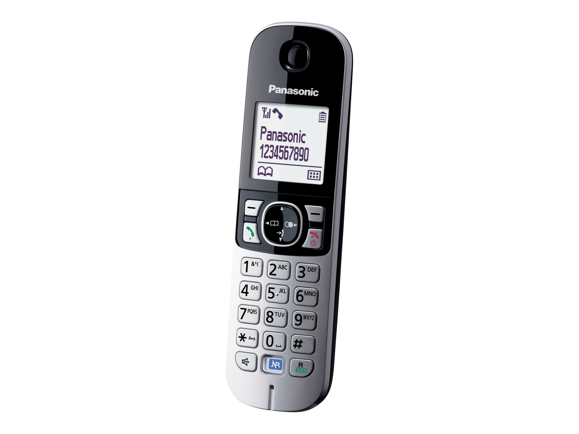 Panasonic KXTG6811 Schnurloses Telefon schwarzsilber