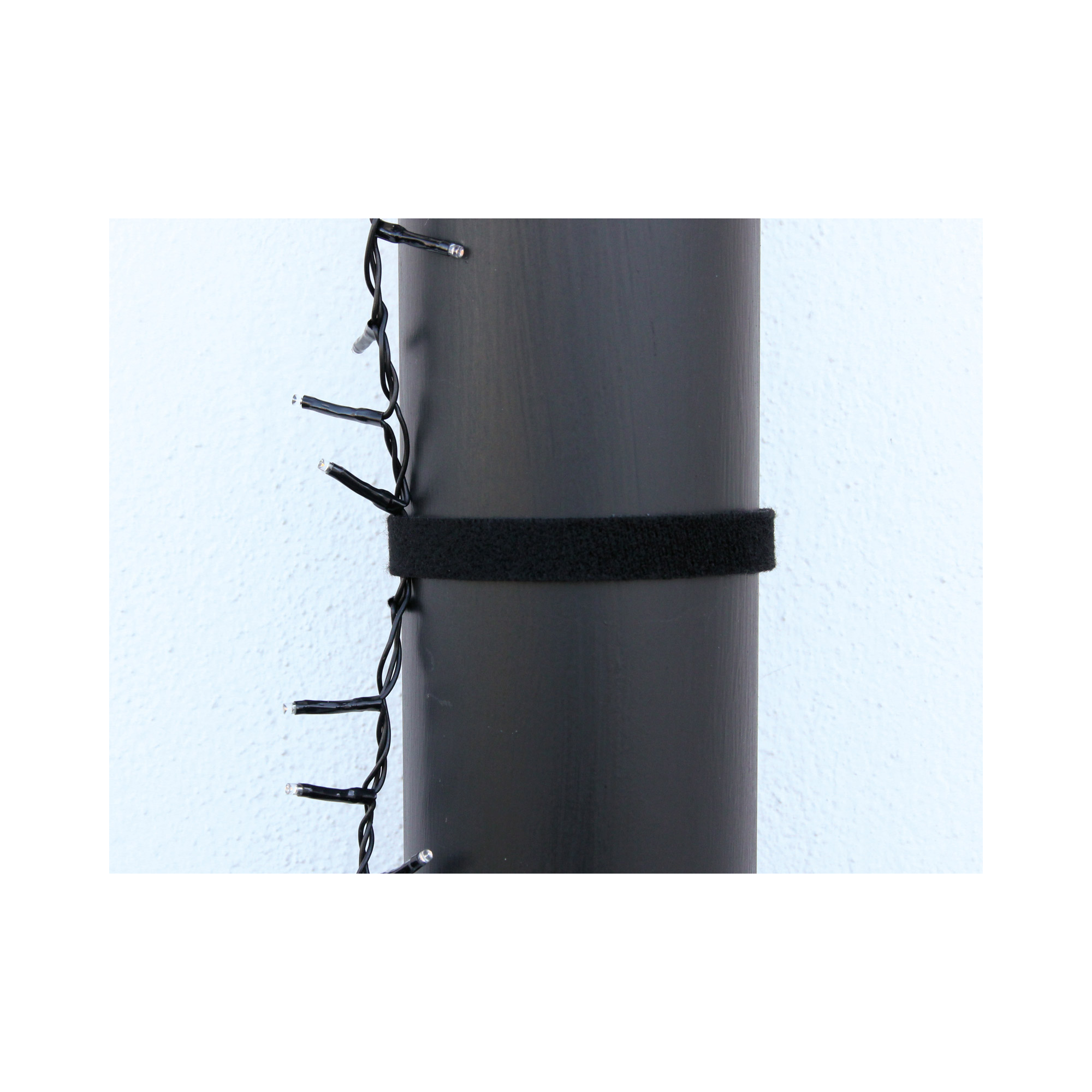 LABEL THE CABLE Klettband ROLL STRAP PRO schwarz