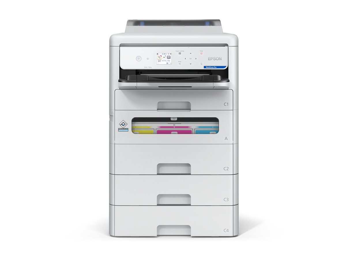 EPSON WorkForce Pro EPC800RDW Printer colour Duplex inkjet A4 4800x1200dpi 25ppm mono 25ppm colour 330sheets USB LAN WiFi