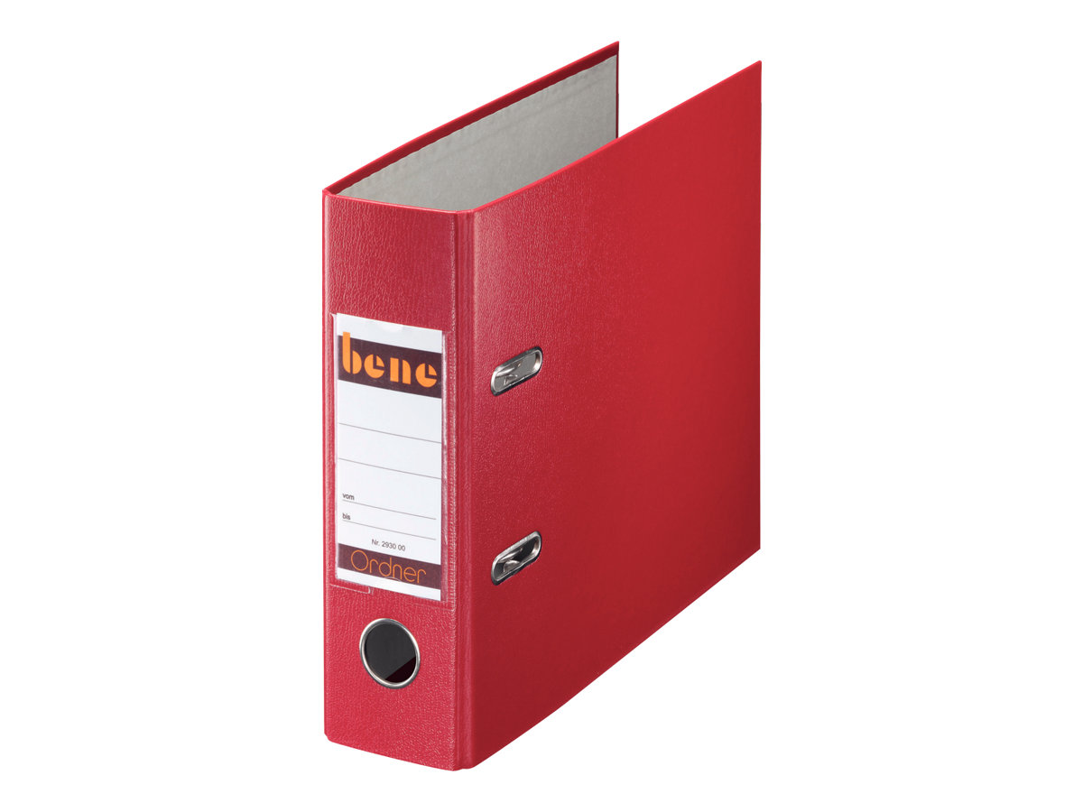 bene A5 Ordner rot Kunststoff 7,5 cm DIN A5 quer bene A5 Ordner rot Kunststoff 7,5 cm DIN A5 quer