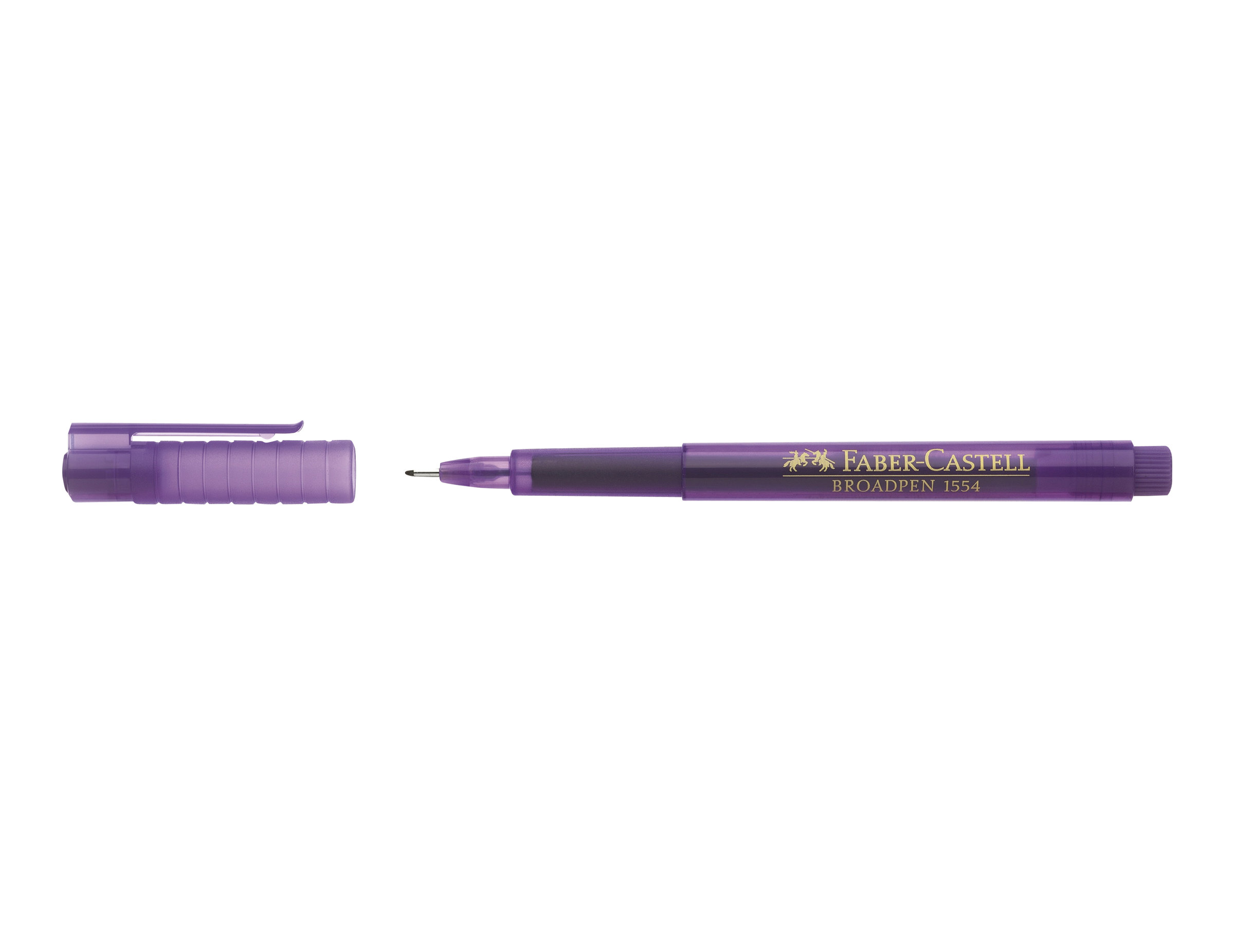 FABER-CASTELL Broadpen Document 1554 Fineliner lila 0,8 mm, 1 St. FABER-CASTELL Broadpen Document 1554 Fineliner lila 0,8 mm, 1 St.