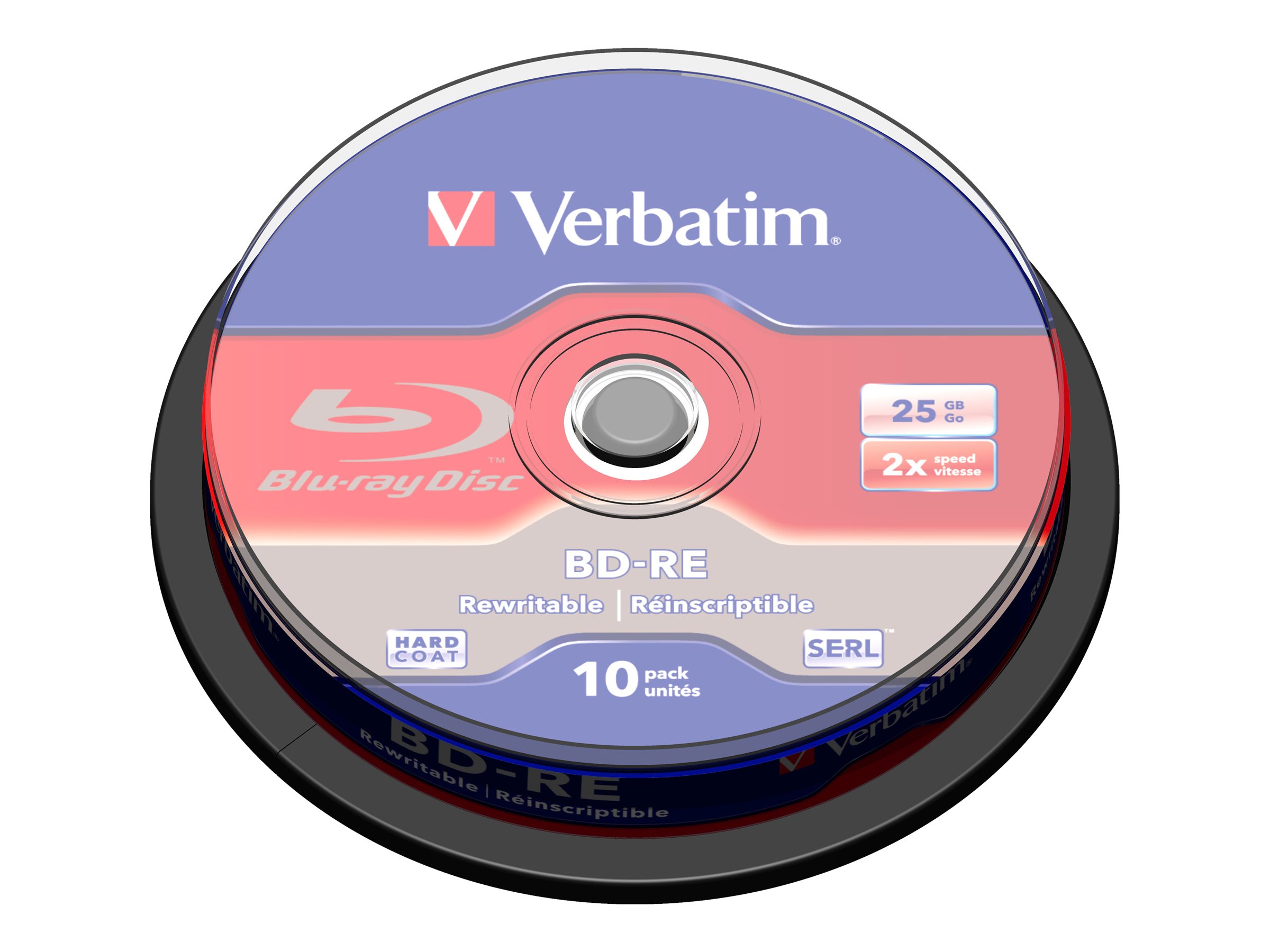 VERBATIM BD-RE 25GB RW 2x (10) CB WORM VERBATIM BD-RE 25GB RW 2x (10) CB WORM