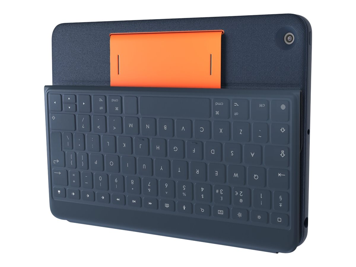 Logitech Rugged Combo 3 For Education - Master Pack - Tastatur und Foliohülle - Apple Smart connector - K-12 Ausbildung - für Apple 10.2-inch iPad (7. Generation, 8. Generation)