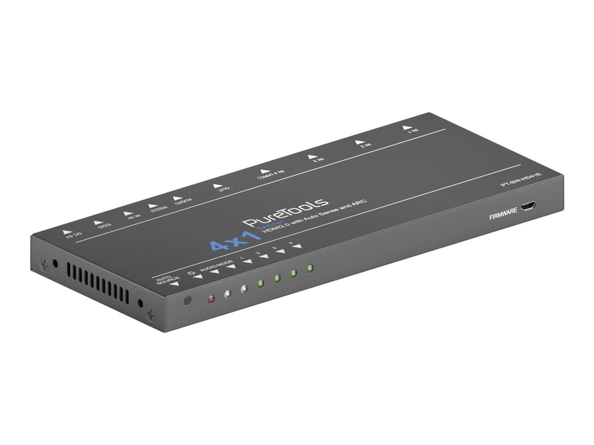 PureLink PureTools - 4x1 HDMI Switcher 4K (60Hz 4:4:4), Audio-De-Embedding, AR PureLink PureTools - 4x1 HDMI Switcher 4K (60Hz 4:4:4), Audio-De-Embedding, AR