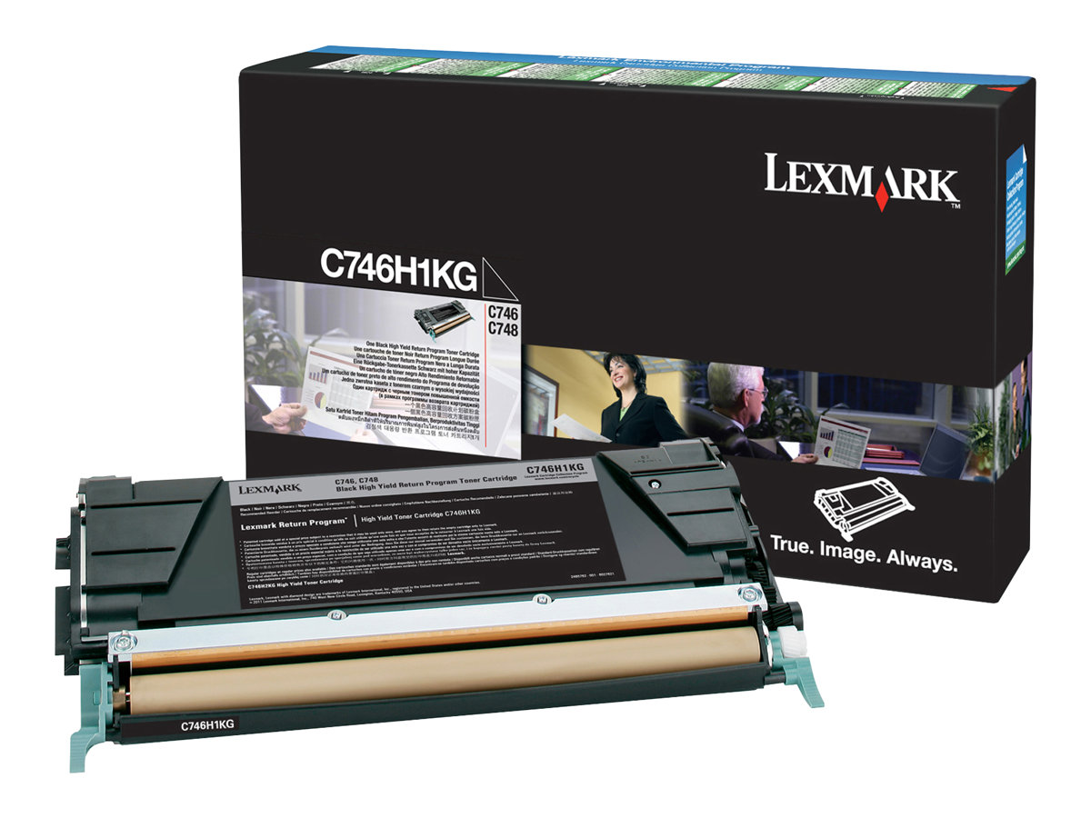 C746H1KG LEXMARK Optra C Toner black HC C746H1KG LEXMARK Optra C Toner black HC