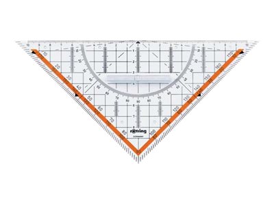 Rotring S0903950 Geodreieck mit Griff, 23cm Rotring S0903950 Geodreieck mit Griff, 23cm