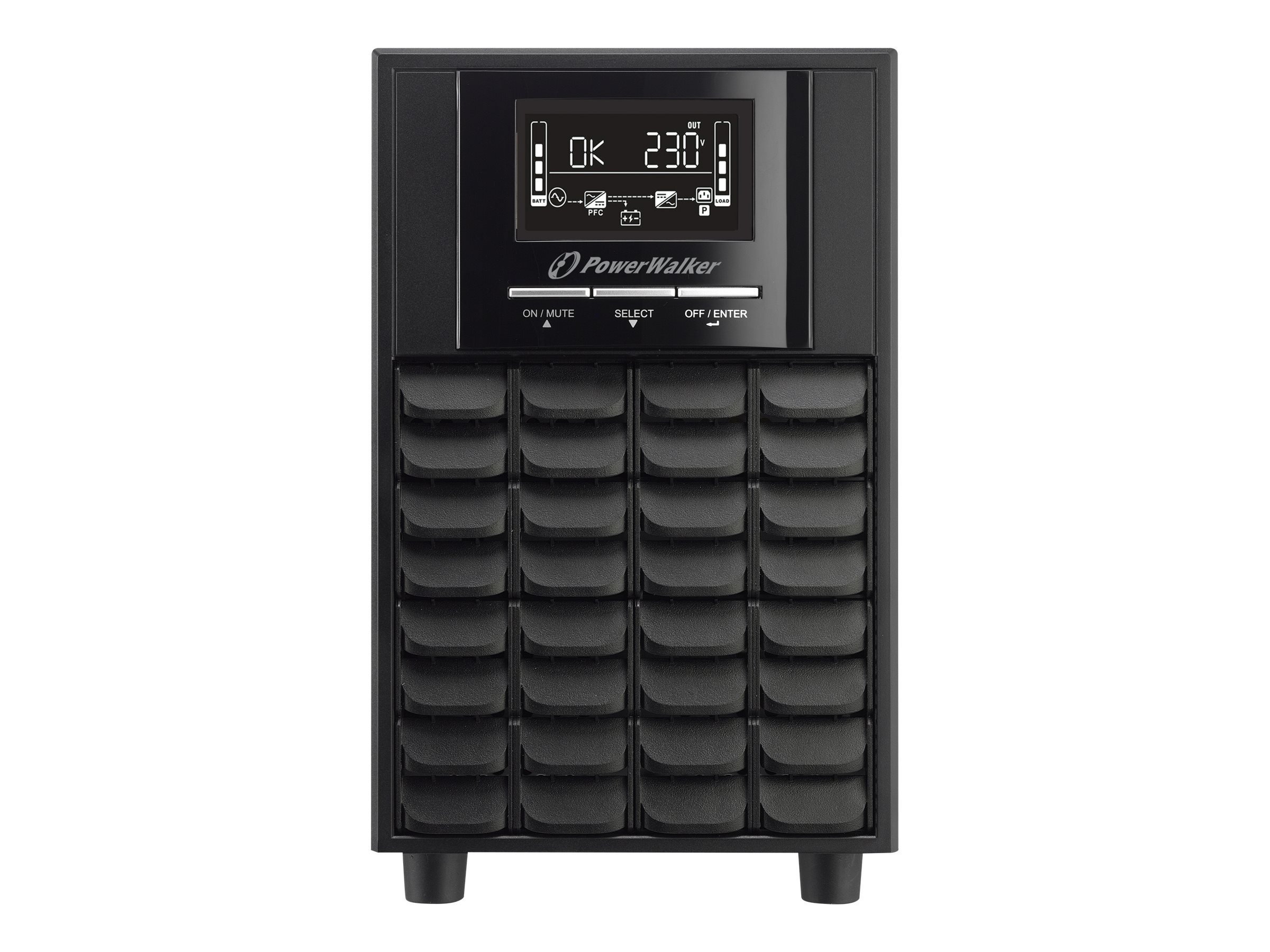 POWERWALKER VI 1500 CW IEC 1500VA / 1050W Line-Interactive USV Tower AVR Reine Sinuswelle SNMP Slot