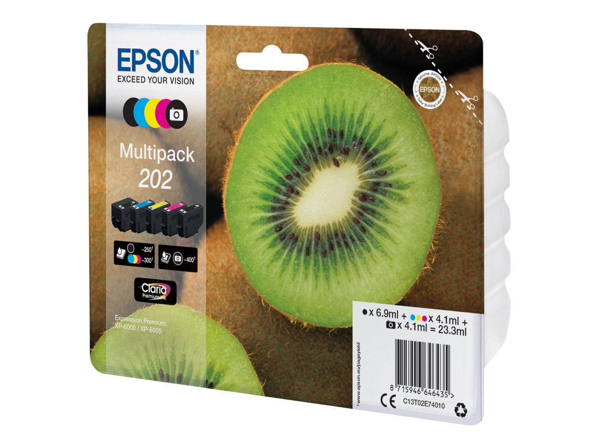 C13T02E74010 EPSON XP Tinte (5) cmyk pbk C13T02E74010 EPSON XP Tinte (5) cmyk pbk