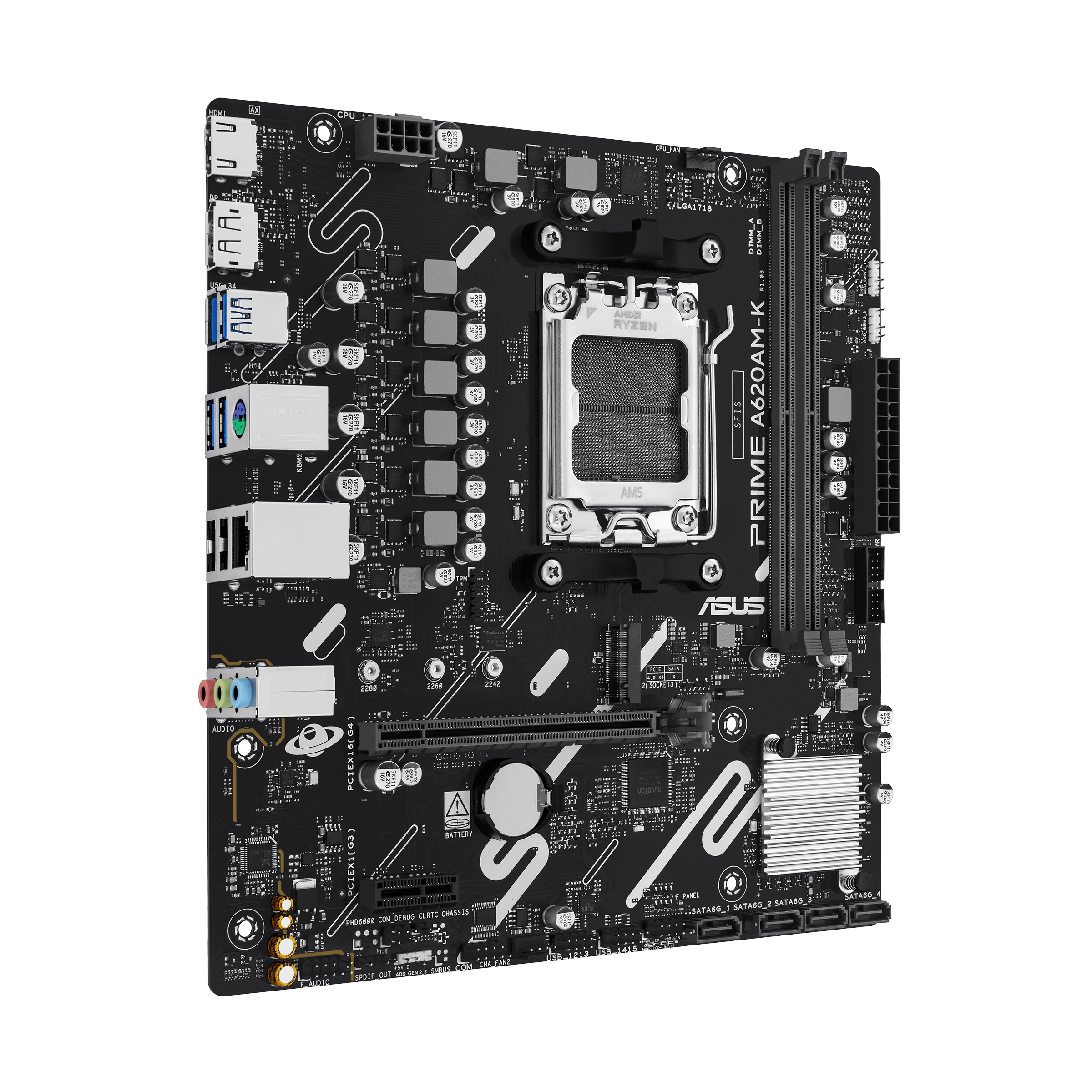 ASUS Prime A620AM‑K AMD AM5 DDR5