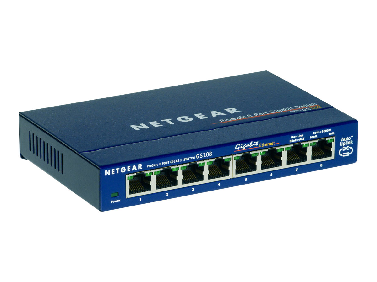NETGEAR GS108GE GIGABIT SWITCH